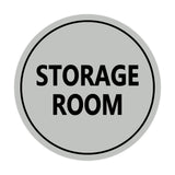 Signs ByLITA Circle Storage Room Sign