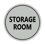 Signs ByLITA Circle Storage Room Sign