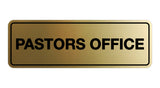 Signs ByLITA Standard Pastors Office Sign