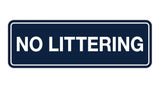 Signs ByLITA Standard No Littering Sign