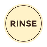 Signs ByLITA Circle Rinse Sign