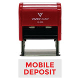 MOBILE DEPOSIT Self-Inking Office Rubber Stamp