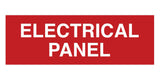 Red Standard Electrical Panel Sign