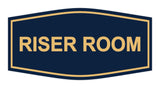 Navy Blue / Gold Signs ByLITA Fancy Riser Room Sign