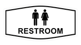 Signs ByLITA Fancy Unisex Restroom Sign