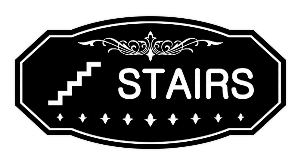 Victorian Stairs Sign