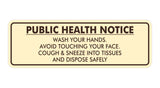 Signs ByLITA Standard Public Health Notice Wash Your Hands Sign