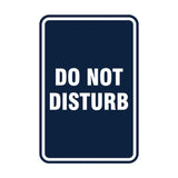Portrait Round Do Not Disturb Sign