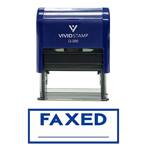 Faxed Self-Inking Office Rubber Stamp