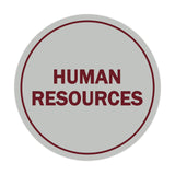 Signs ByLITA Circle Human Resources Sign