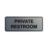 Signs ByLITA Standard Private Restroom Sign