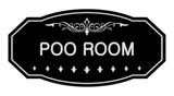 Victorian Poo Room Sign