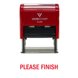 Please Finish Teacher Self Inking Rubber Stamp