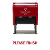 Please Finish Teacher Self Inking Rubber Stamp