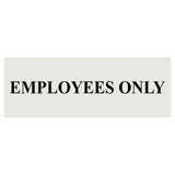 Basic Employees Only Door / Wall Sign