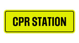 Standard Cpr Station Sign