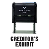 Creditor'S Exhibit Self Inking Rubber Stamp