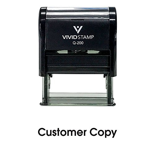 Customer Copy Self Inking Rubber Stamp