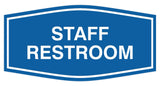 Signs ByLITA Fancy Staff Restroom Sign