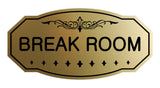 Victorian Break Room Sign