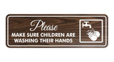 Standard Please Make Sure Children Are Washing Their Hands Sign