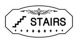 Victorian Stairs Sign