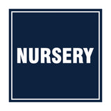 Signs ByLITA Square Nursery Sign with Adhesive Tape, Mounts On Any Surface, Weather Resistant, Indoor/Outdoor Use