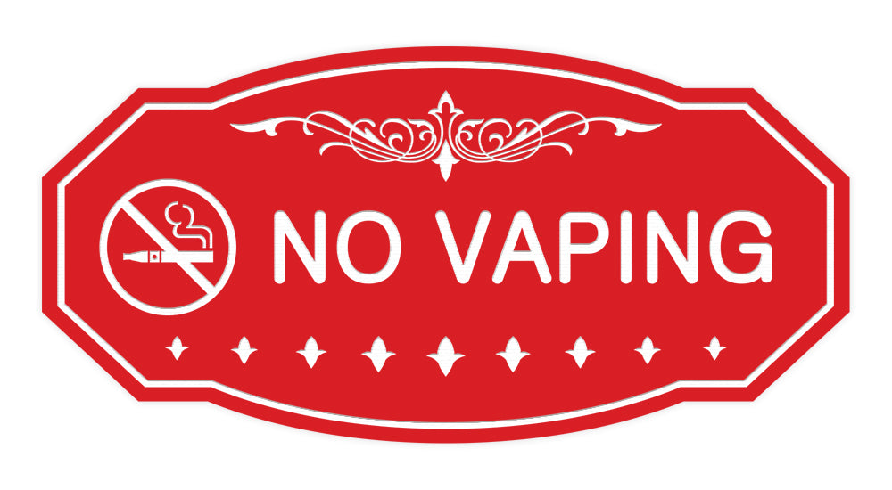 Victorian No Vaping Sign Pacific Sign and Stamp Victorian No Vaping Sign Pacific Sign and Stamp