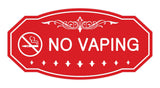 Victorian No Vaping Sign