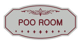 Victorian Poo Room Sign