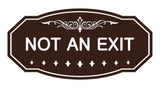 Victorian Not An Exit Sign