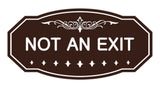 Victorian Not An Exit Sign