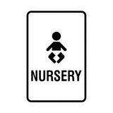 Portrait Round Nursery Sign