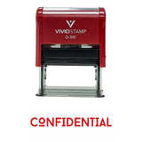 Confidential Office Self-Inking Office Rubber Stamp