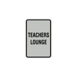 Portrait Round Teachers Lounge Sign