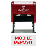 MOBILE DEPOSIT Self-Inking Office Rubber Stamp