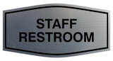 Signs ByLITA Fancy Staff Restroom Sign