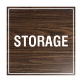 Signs ByLITA Square storage Sign