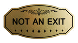 Victorian Not An Exit Sign