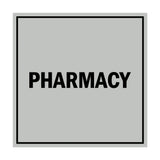 Signs ByLITA Square Pharmacy Sign with Adhesive Tape, Mounts On Any Surface, Weather Resistant, Indoor/Outdoor Use