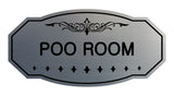 Victorian Poo Room Sign