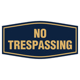 Fancy No Trespassing Sign