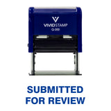 Submitted For Review Self Inking Rubber Stamp