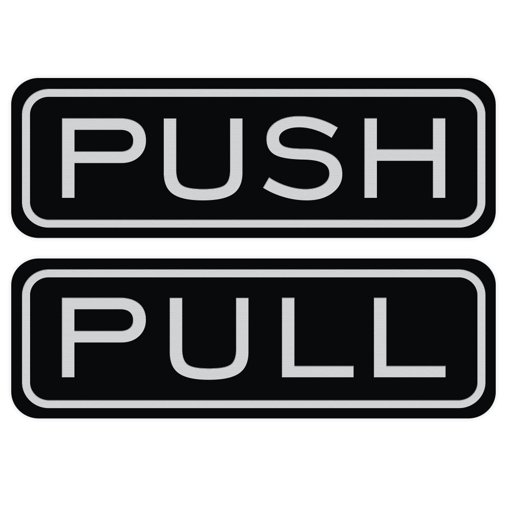 Classic Horizontal Push Pull Door Sign