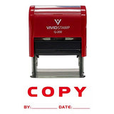 Copy By Date Self Inking Rubber Stamp
