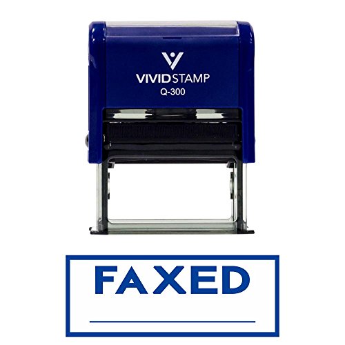 Faxed Self-Inking Office Rubber Stamp
