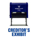 Creditor'S Exhibit Self Inking Rubber Stamp