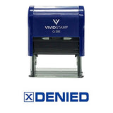 Denied Office Self-Inking Office Rubber Stamp
