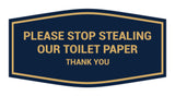 Fancy Please Stop Stealing Our Toilet Paper Sign