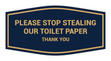 Fancy Please Stop Stealing Our Toilet Paper Sign